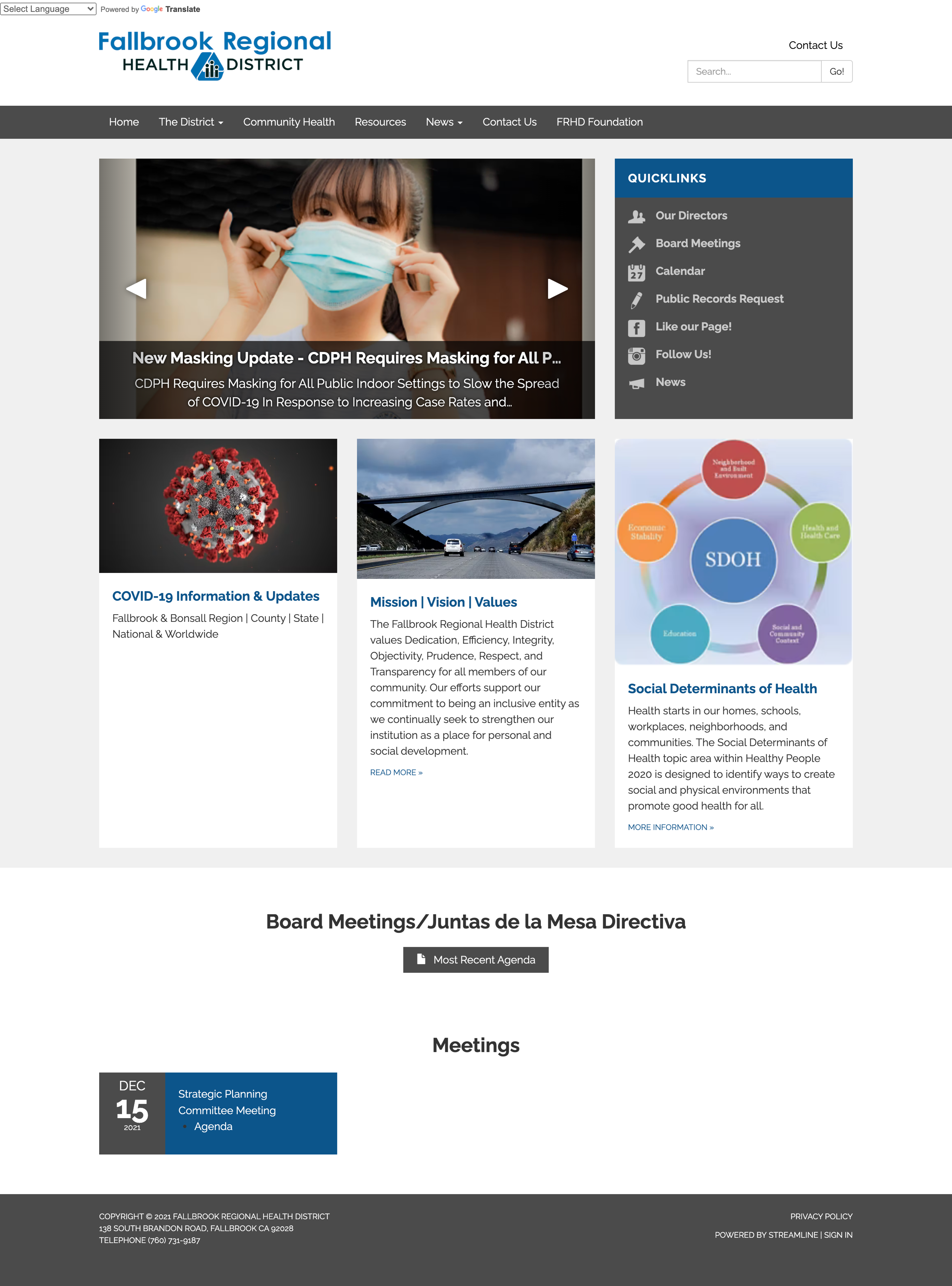 Fallbrook Regional Health District