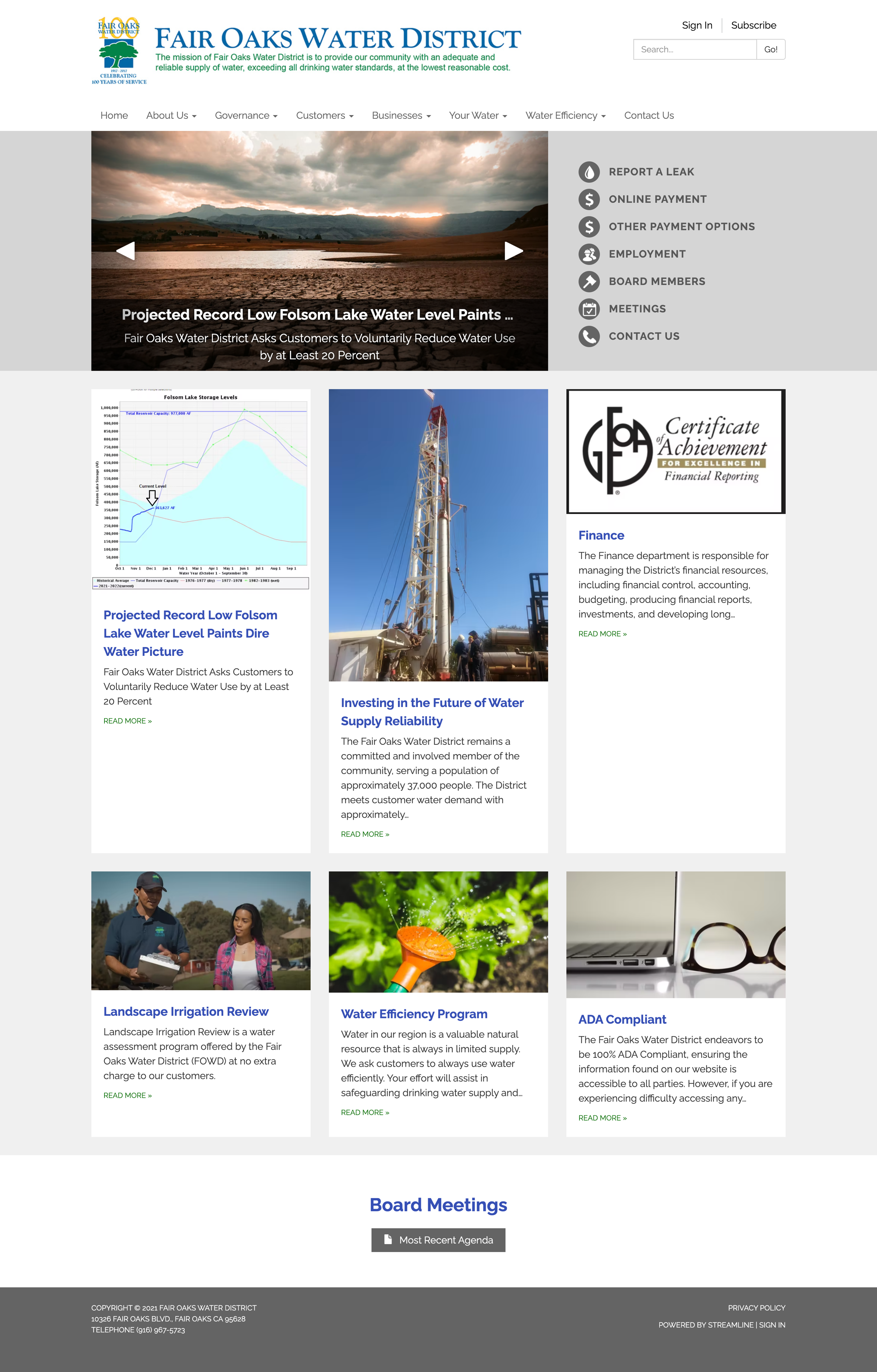 Fair Oaks Water District