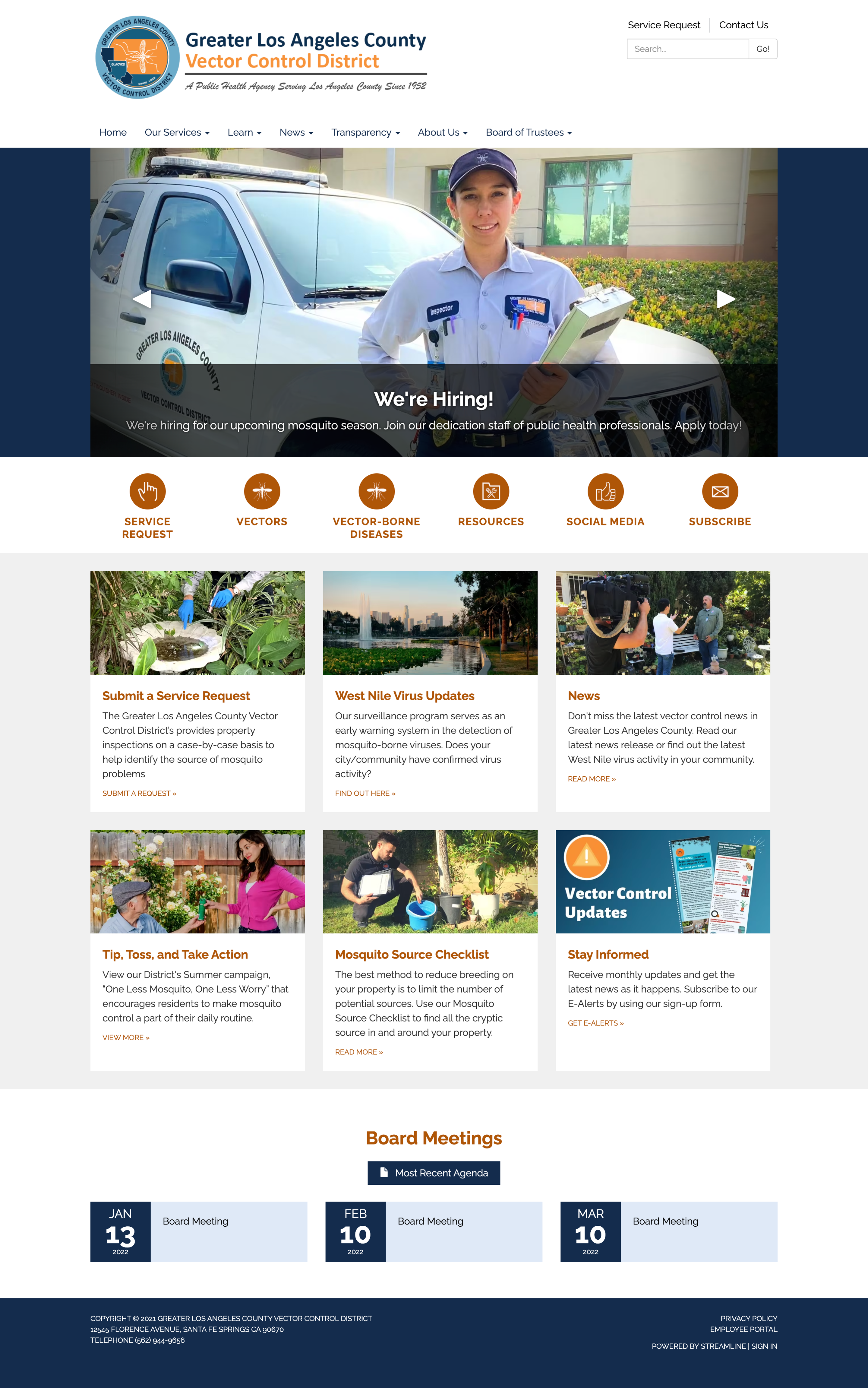 Greater Los Angeles County Vector Control District