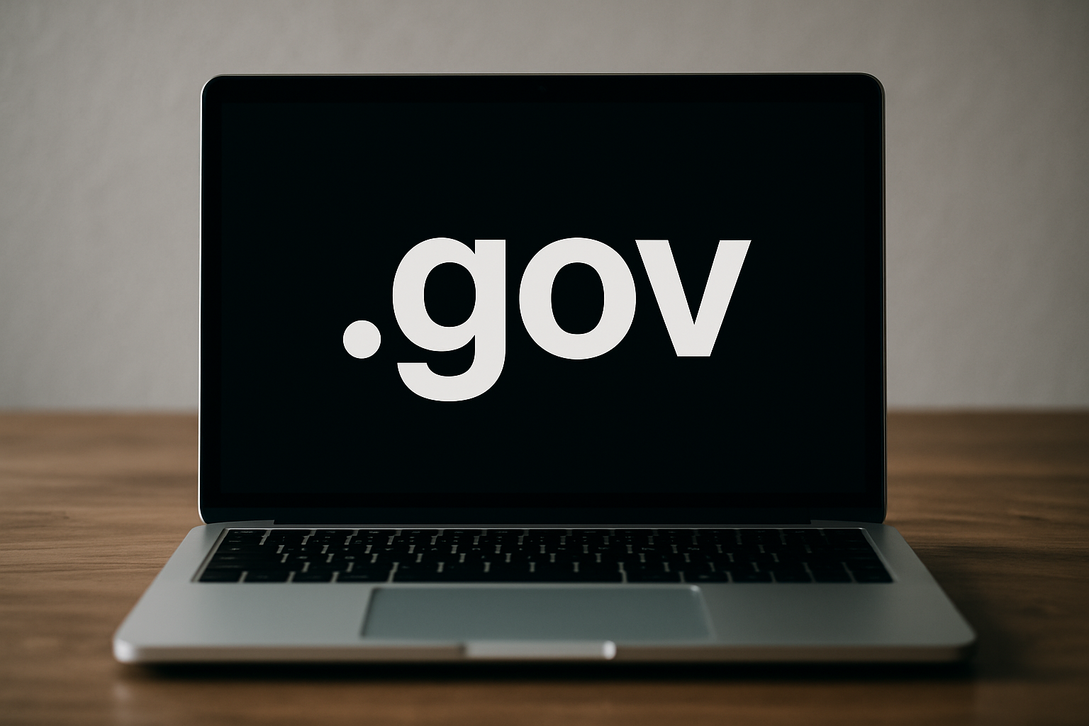 .gov on a laptop