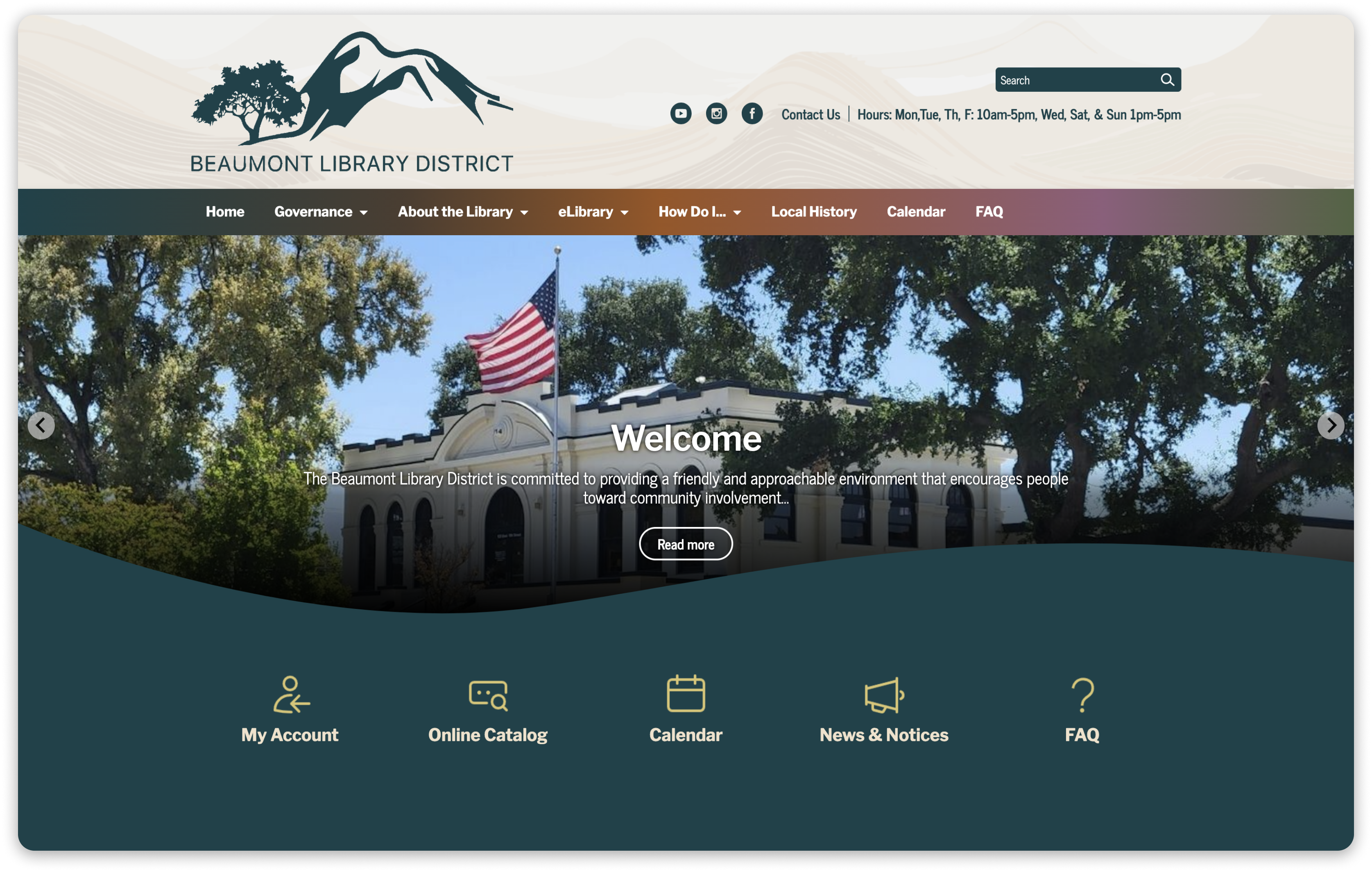 beaumont-library-homepage