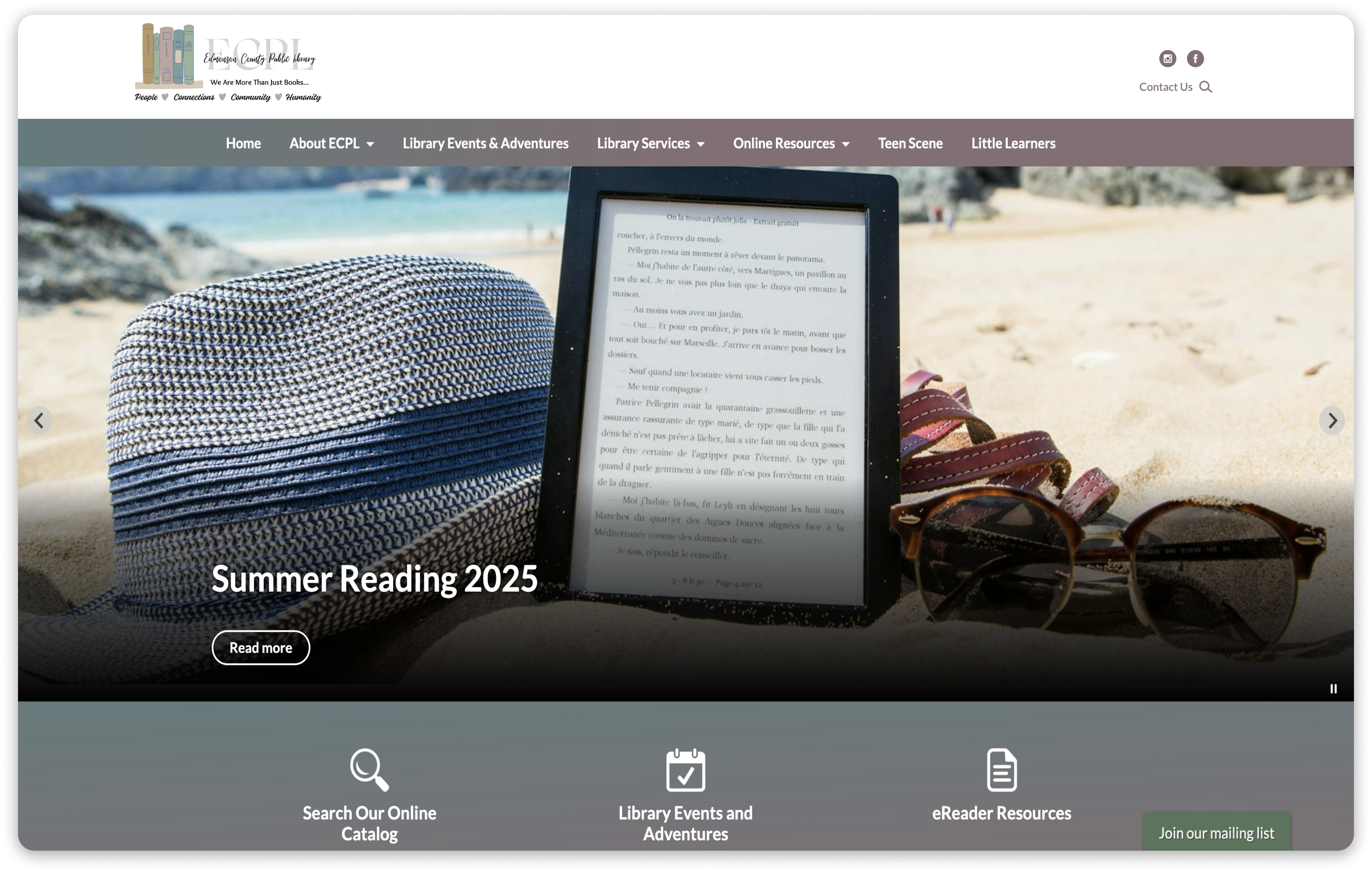 edmonson-library-homepage