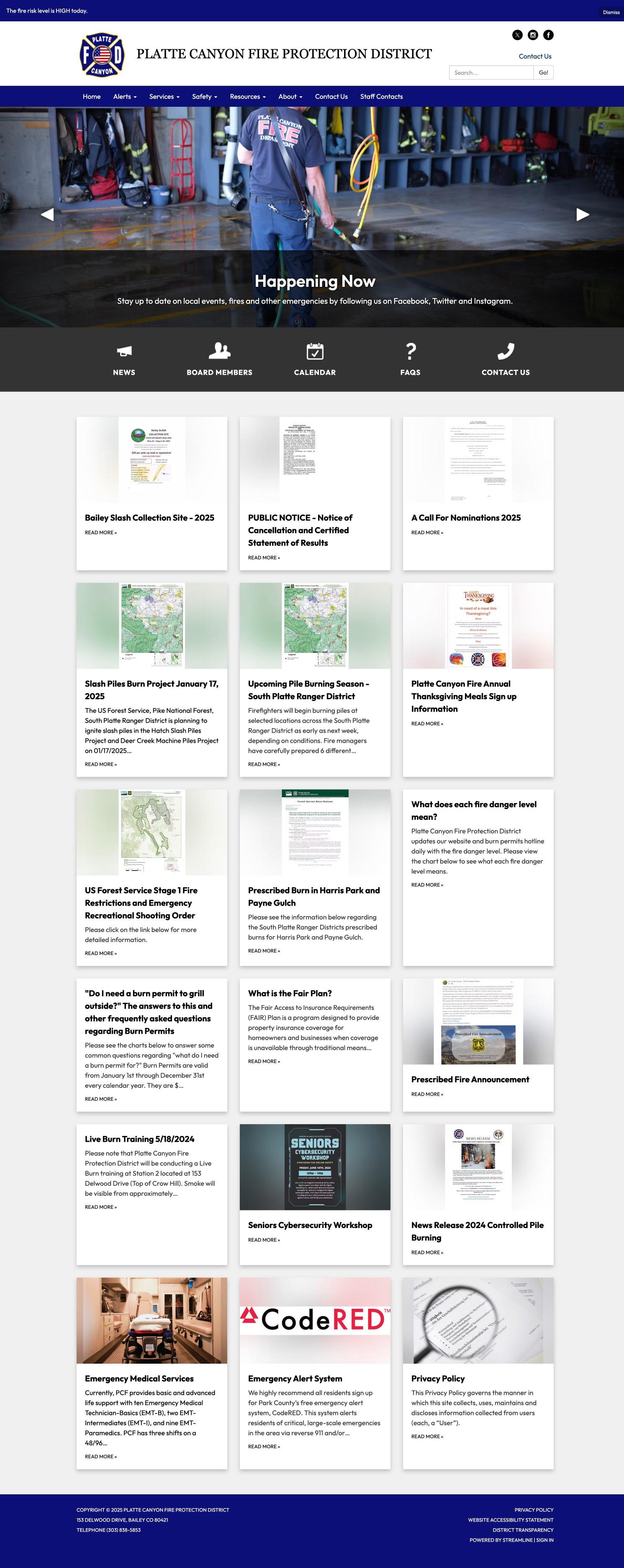 platte canyon home page